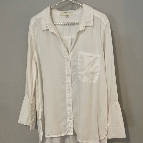 cloth & stone Tops - Cloth & Stone White Blouse